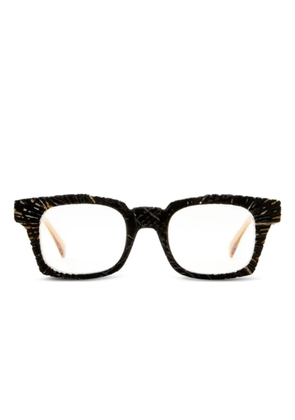 Kuboraum S3 geometric-frame glasses - Black