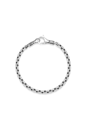Nialaya Jewelry logo-bead chain bracelet - Silver