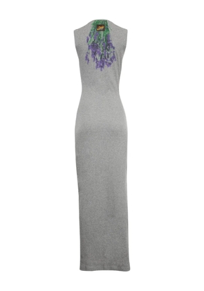 LOEWE Paul's Ibiza flor-detailed maxi dress - Grey