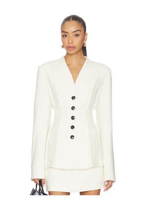 Lovers and Friends Paola Blazer in White. Size L. Also in M, S, XL, XS, XXS.