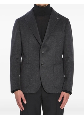 Tagliatore single-breasted cashmere jacket - Grey