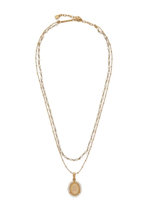 DSQUARED2 pearl-embellished necklace - Gold