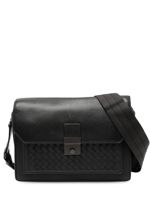 Bottega Veneta Pre-Owned 2012-2025 Leather Intrecciato crossbody bag - Black