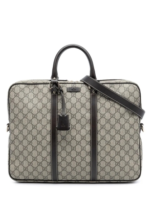 Gucci Pre-Owned 2000-2015 GG Supreme Briefcase business bag - Brown