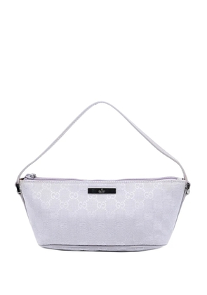 Gucci Pre-Owned 2000-2015 GG Canvas Boat shoulder bag - Purple