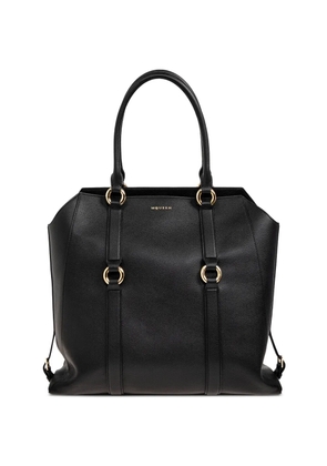 Alexander McQueen leather ring-detail tote bag - Black