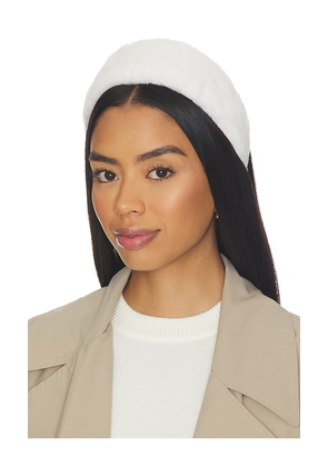 Lele Sadoughi Brigitte Headband in White.