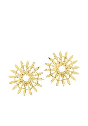 Carol Kauffmann Gold Mandala Hoop Earrings