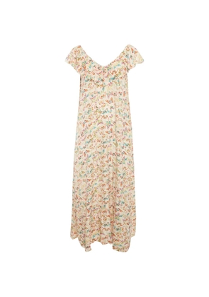 Zadig&Voltaire Reen butterfly-print maxi dress - Neutrals