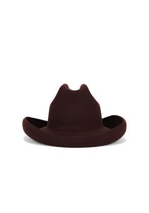 Lack of Color Blaze Cowboy Hat in Chocolate. Size L. Also in M, S.