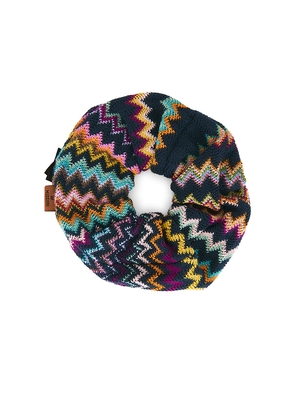 Missoni Scrunchie in Blue.