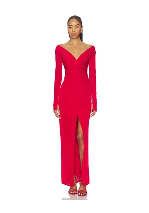 Katie May Hailey Gown in Red. Size L. Also in S, XS, XXS.