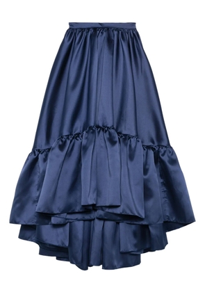 MIAU by Clara Rotescu ruffled tiered skirt - Blue