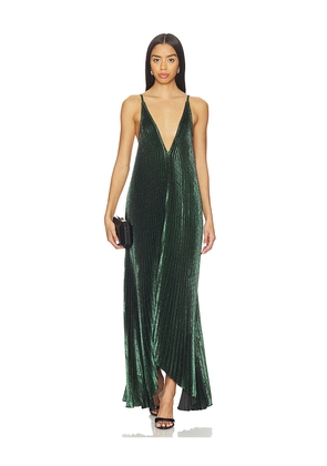 L'IDEE The Muse Gown in Green. Size 10/M. Also in 6/XS, 8/S, 12/L, 14/XL.