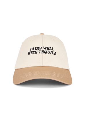 Motel Margarita Pairs Well Dad Hat in Cream.
