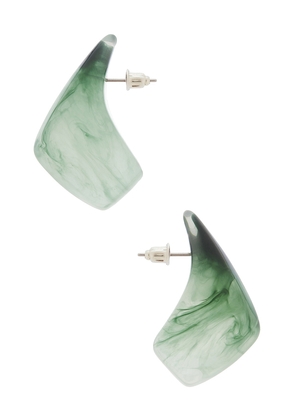 Lovers and Friends Edith Earrings in Green.