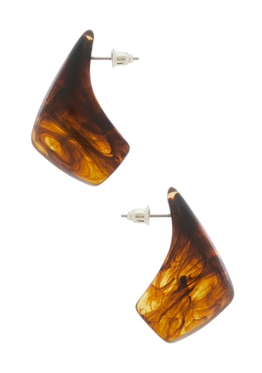 Lovers and Friends Lilan Earrings in Brown.