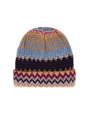 Missoni Beanie in Peach.