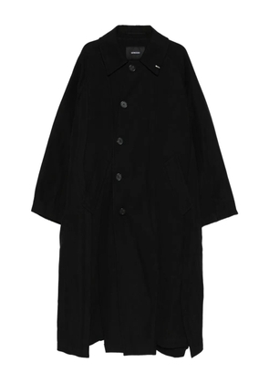 SONGZIO cut-out asymmetric coat - Black