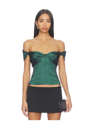 Lovers and Friends Colette Top in Dark Green. Size L. Also in M, S, XL, XS, XXS.