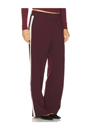 MADISON THE LABEL Brianna Pant in Burgundy. Size L. Also in M, S, XL, XS.