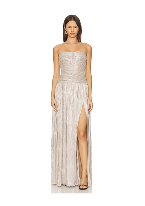 Lovers and Friends Elia Gown in Metallic Gold. Size L. Also in M, S, XS, XXS.
