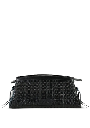 STAUD Maude woven clutch bag - Black