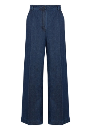 Yves Salomon wide-leg jeans - Blue