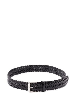 Anderson's braided leather belt - Black