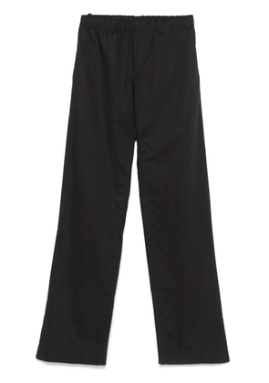 Nº21 cotton wide-leg trousers - Black