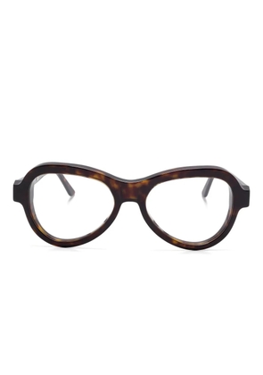 Sestini Eyewear Otto glasses - Brown