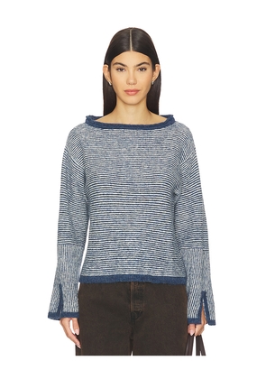 Nation Los Angeles Willow Pullover Sweater in Grey. Size L. Also in XL/1X, XS.