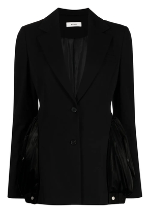 Besfxxk Victorian button-up blazer - Black