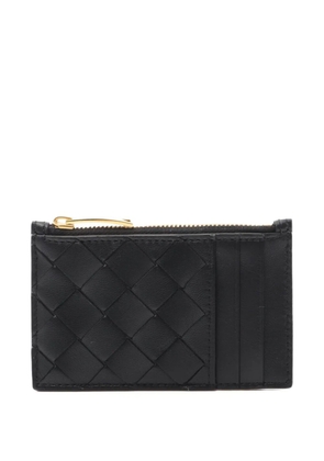 Bottega Veneta Pre-Owned 2021 Intrecciato leather card case - Black