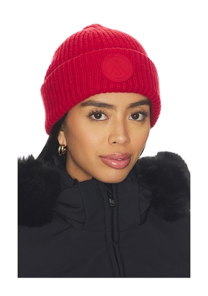My Sunday Ski Merino Beanie in Red.