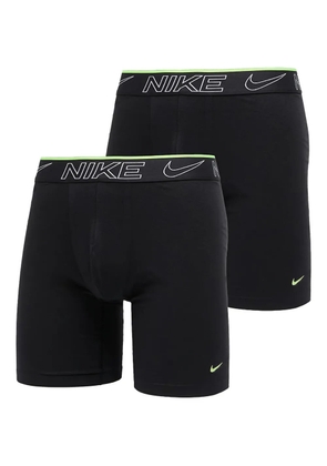 Nike Elite long boxers logo-detail (pack of two) - Black