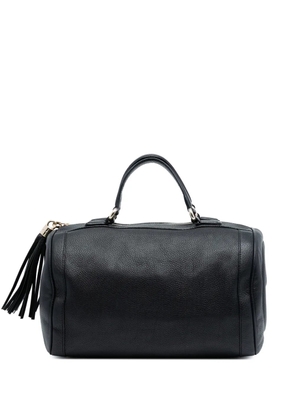 Gucci Pre-Owned 2016-2025 Medium Pebbled Calfskin Soho boston bag - Black