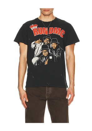Madeworn Run DMC T-Shirt in Black. Size L. Also in M, S, XL/1X.