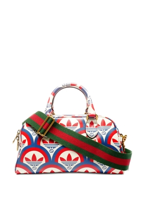 Gucci Pre-Owned 2015-2025 x Adidas printed boston bag - White