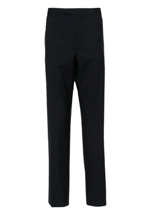 Corneliani slim-fit virgin wool trousers - Blue