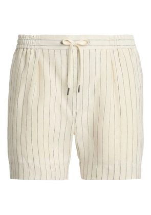 Ralph Lauren Purple Label pinstripe drawstring shorts - Neutrals