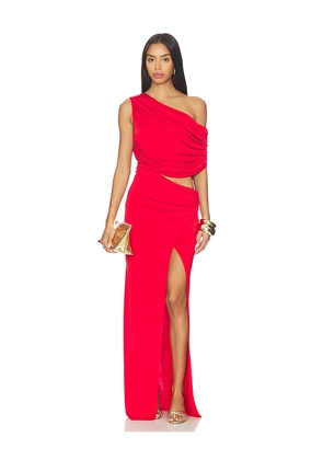 Mother of All Mina Maxi Dress in Red. Size M. Also in S, XS.