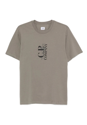 C.P. Company logo-print T-shirt - Neutrals