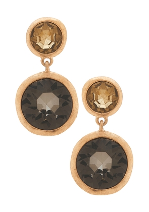 Lovers and Friends Delphine Earrings in Metallic Gold.