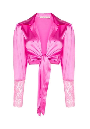 PARAMIDONNA Sarah cropped shirt - Pink