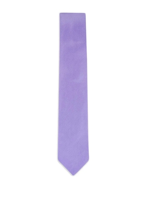 Eton patterned silk tie - Purple