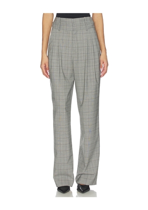 Monse Double Waistband Tailored Wide Leg Pant in Grey. Size 4. Also in 6, 8.