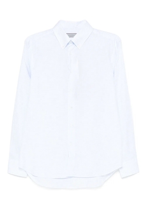 Canali gingham-check shirt - Blue