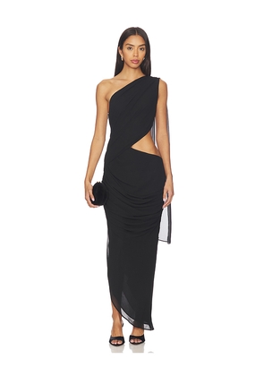 Lovers and Friends Marleen Maxi Dress in Black. Size L. Also in M, S, XL, XS, XXS.