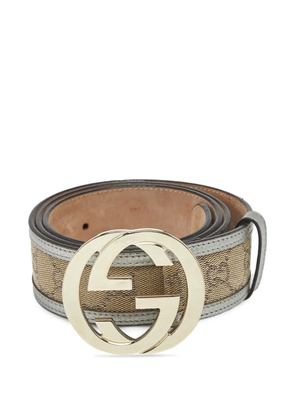 Gucci Pre-Owned logo-buckle belt - Neutrals